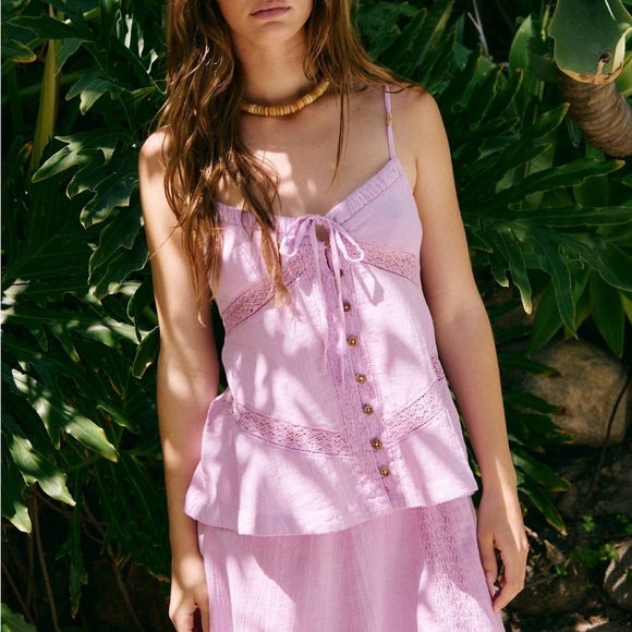Free People Dresses & Skirts - Free People Sundew Skirt & Cami Set
